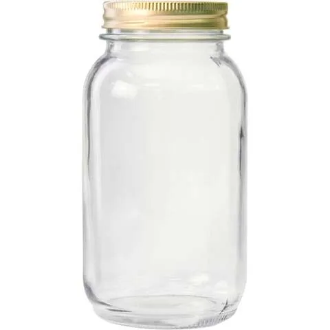 12-Pack Regular Mouth Quart Canning Jars HCT1232-G