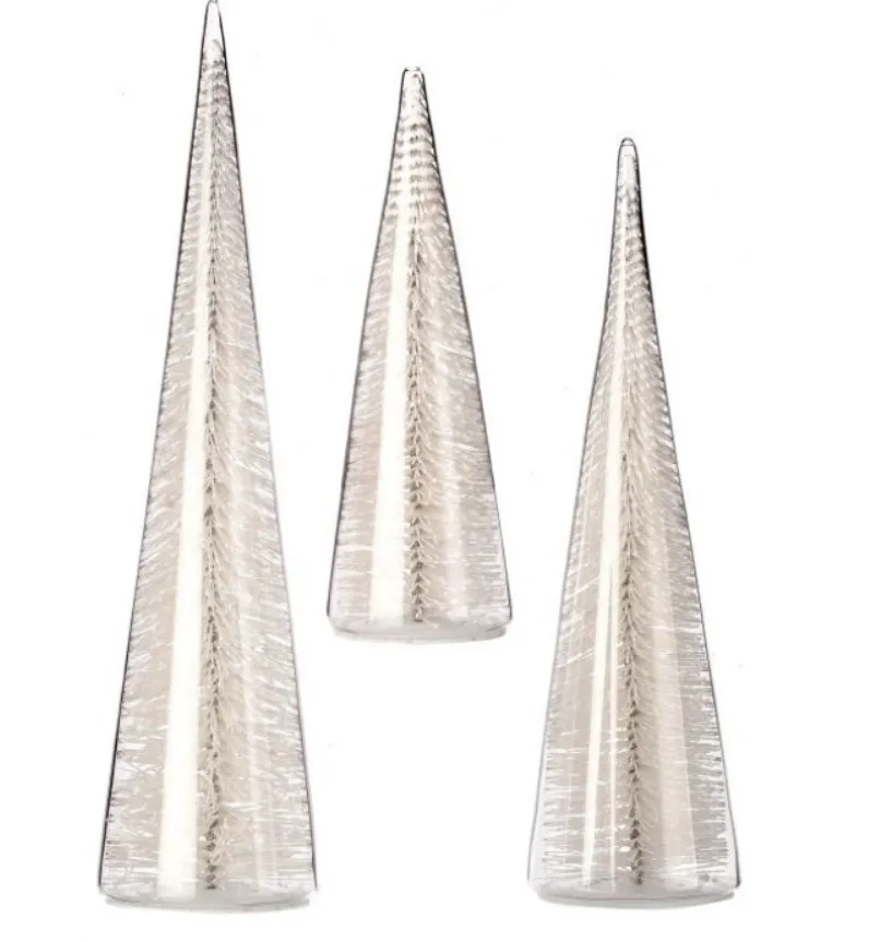 7", 11", or 13" Bristle Tree in Glass Figurines (sold individually)