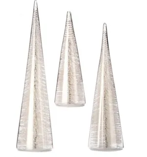 7", 11", or 13" Bristle Tree in Glass Figurines (sold individually)