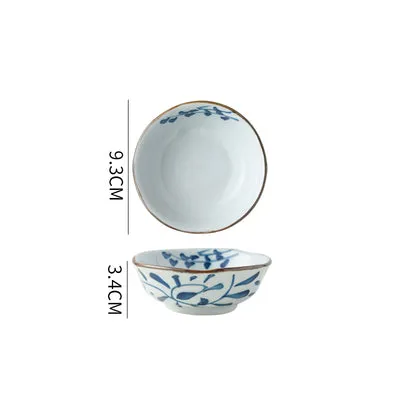 Akari Blue and White Japanese Sauce Dish