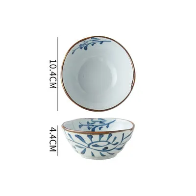 Akari Blue and White Japanese Sauce Dish
