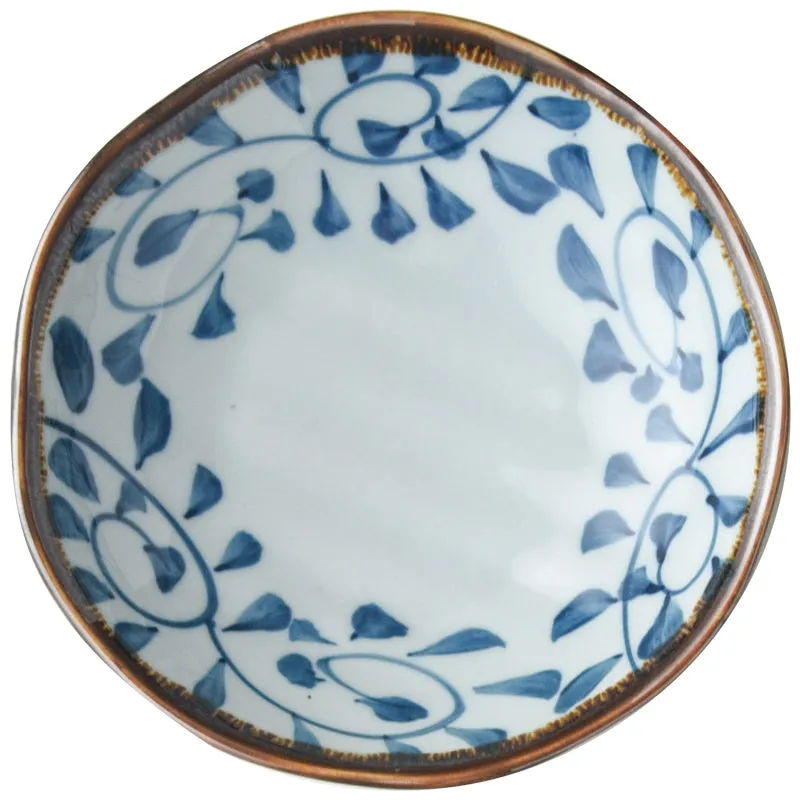 Akari Blue and White Japanese Sauce Dish