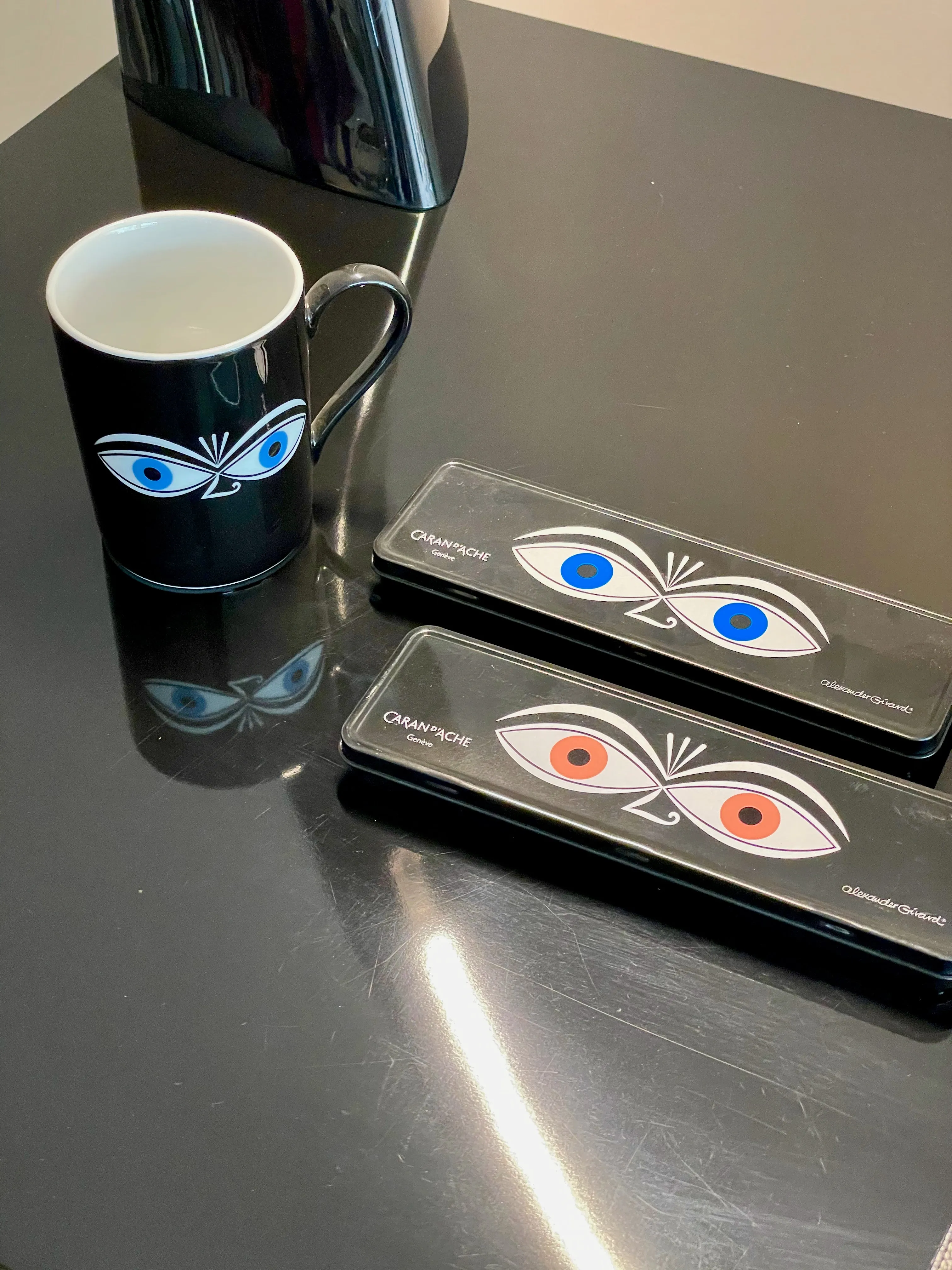Alexander Girard Blue / Green Eyes Mug