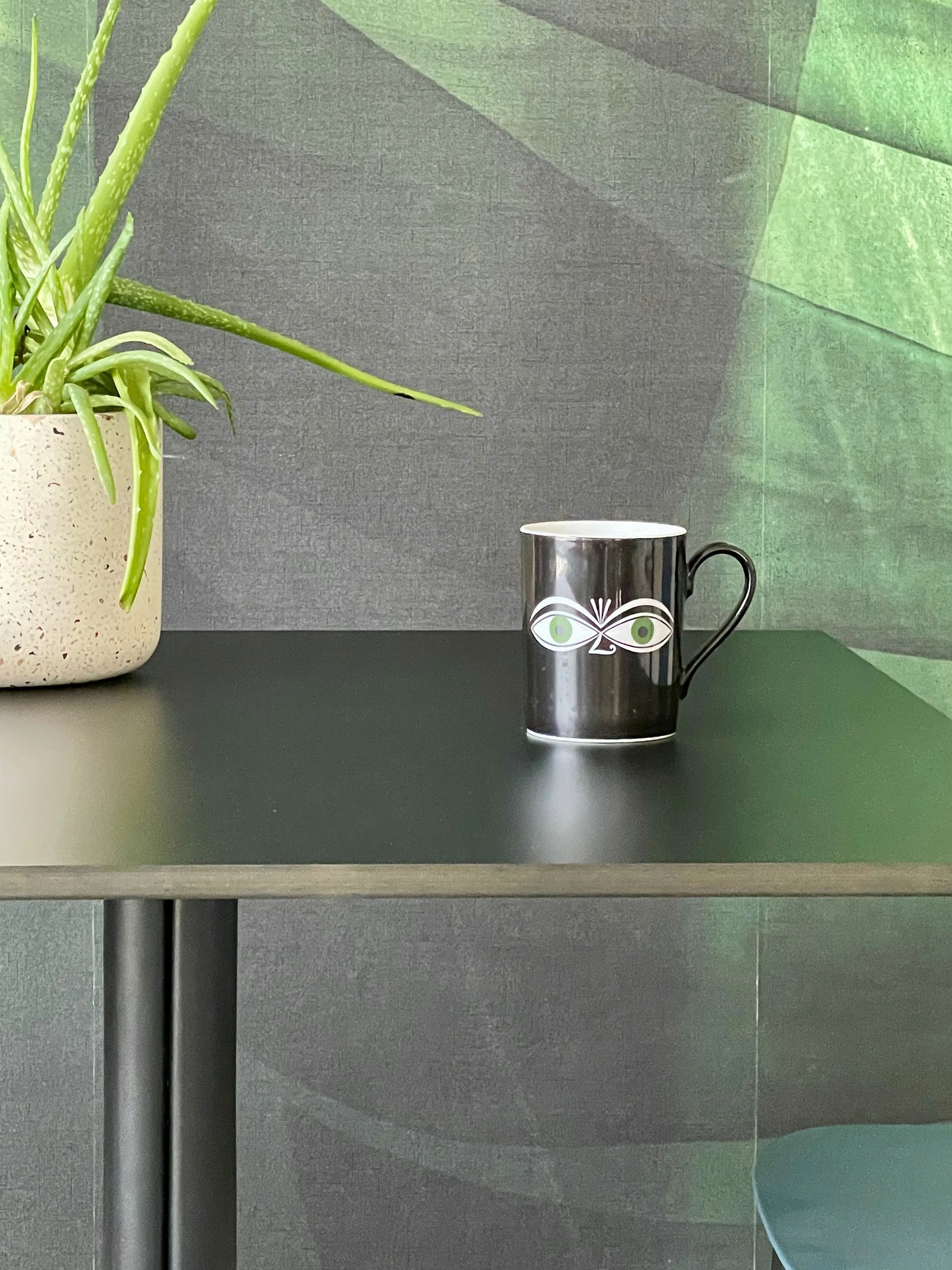 Alexander Girard Blue / Green Eyes Mug