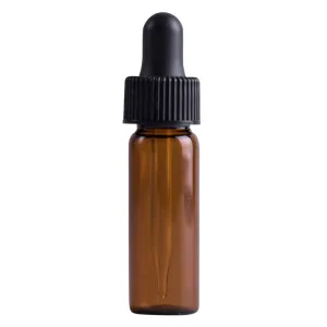 Amber Glass Bottle w/ Dropper Top