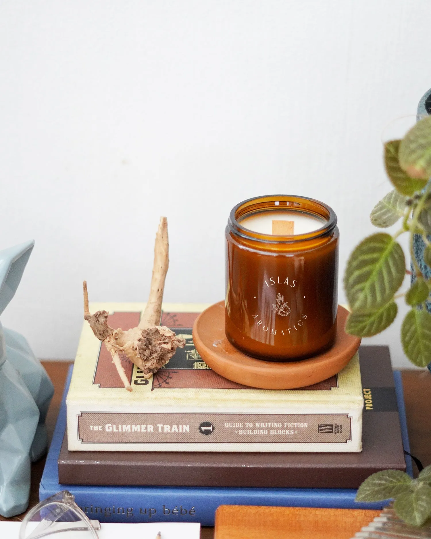 Amber Glass Jars