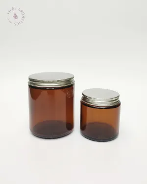 Amber Glass Jars