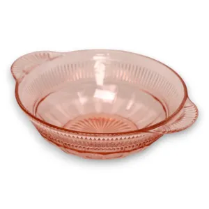 Anchor Hocking Coronation Pink Depression Glass Sauce Dish Bowl 4 1/2"