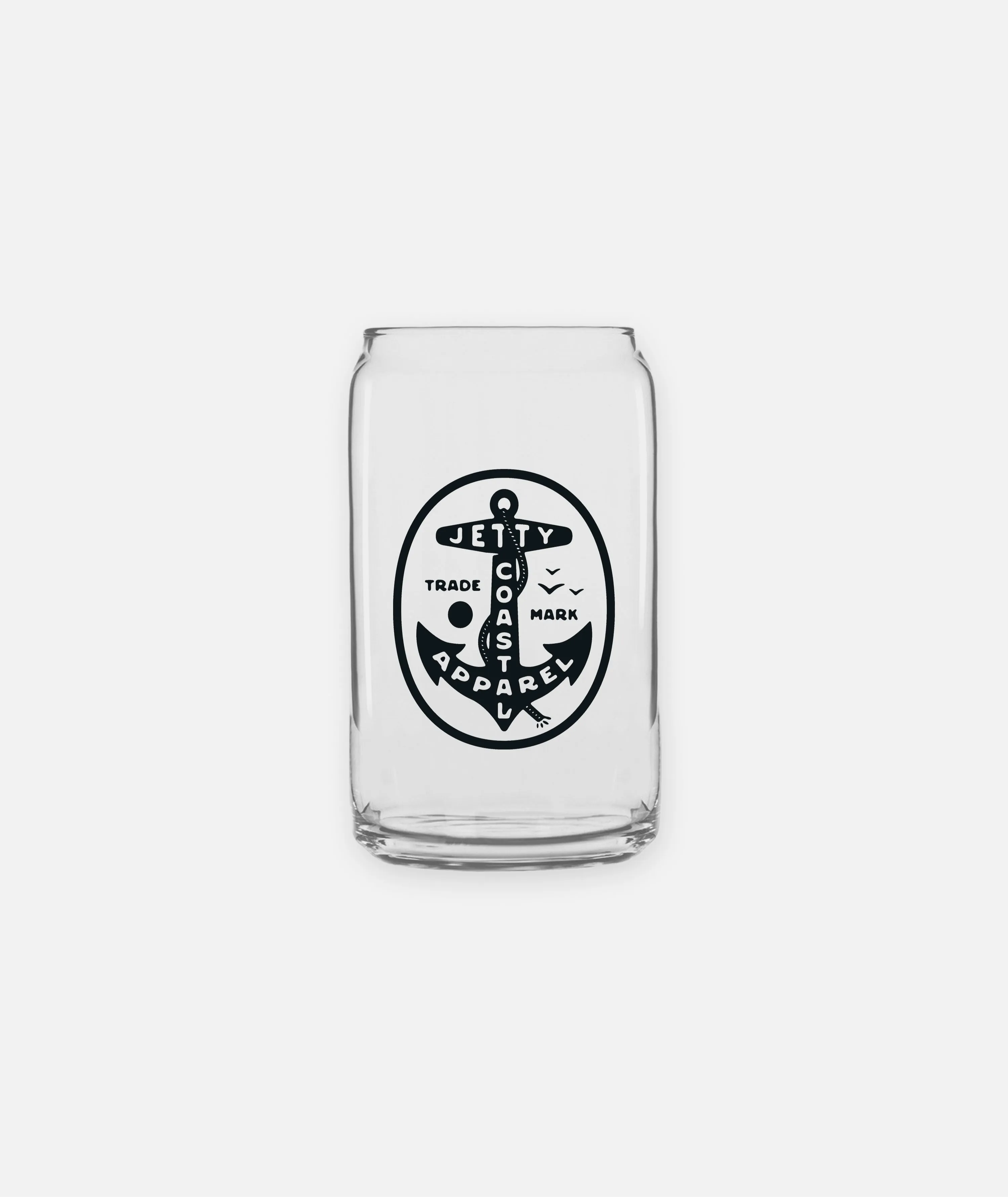 Anchorage Beer Can Glass - Clear