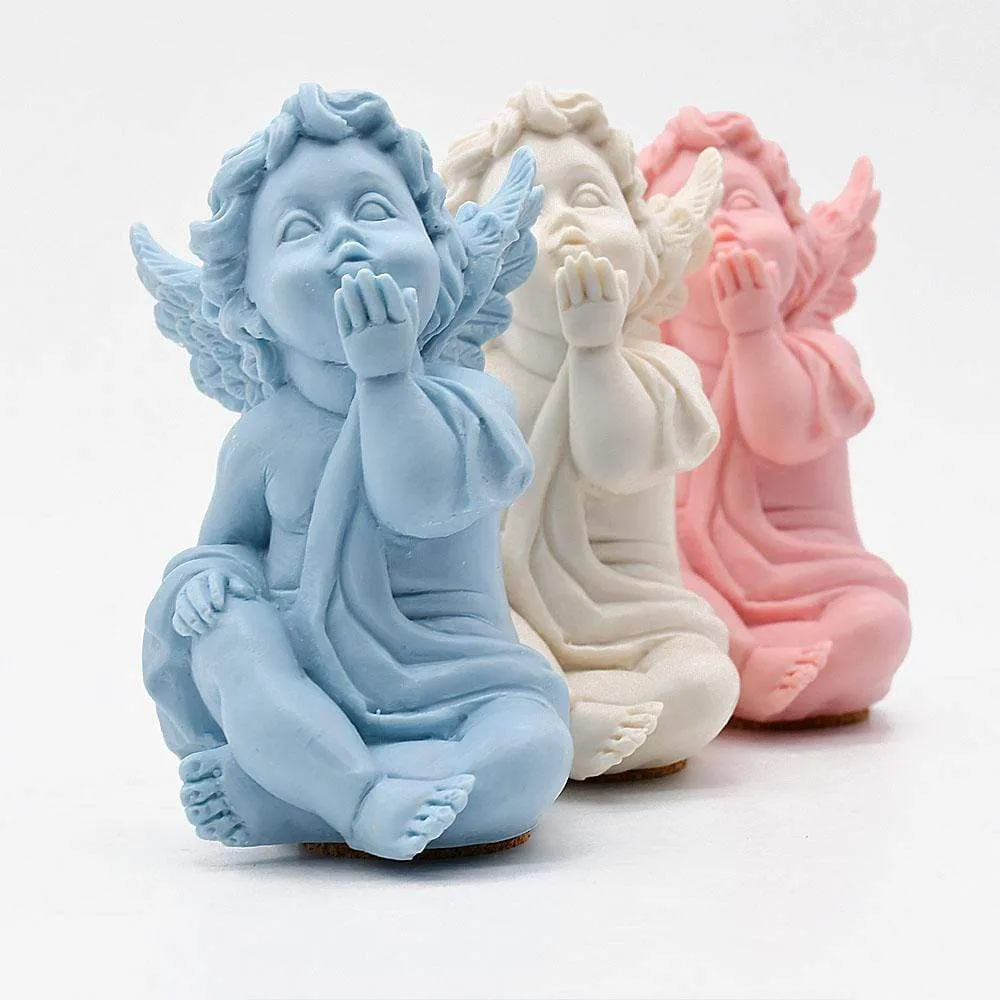 Ange décoratif parfumé - Bleu