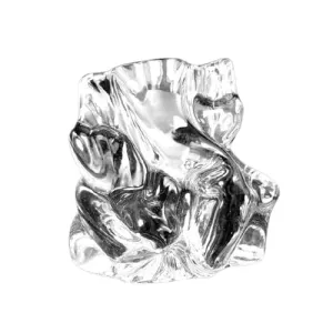 ANJ EKART Crystal Glass Ganesha Idol for Home, Office and Car Dashboard