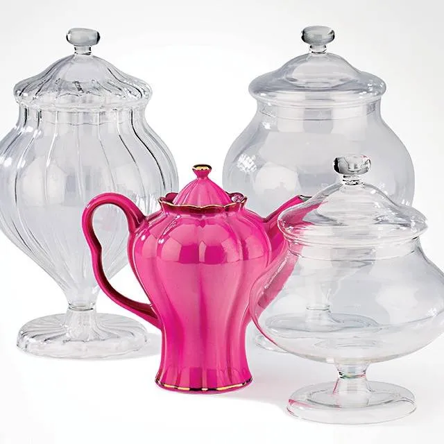 AURORA JAR CLEAR GLASS