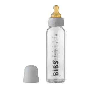 BIBS Baby Glass Bottle Complete Set 225ml | Cloud