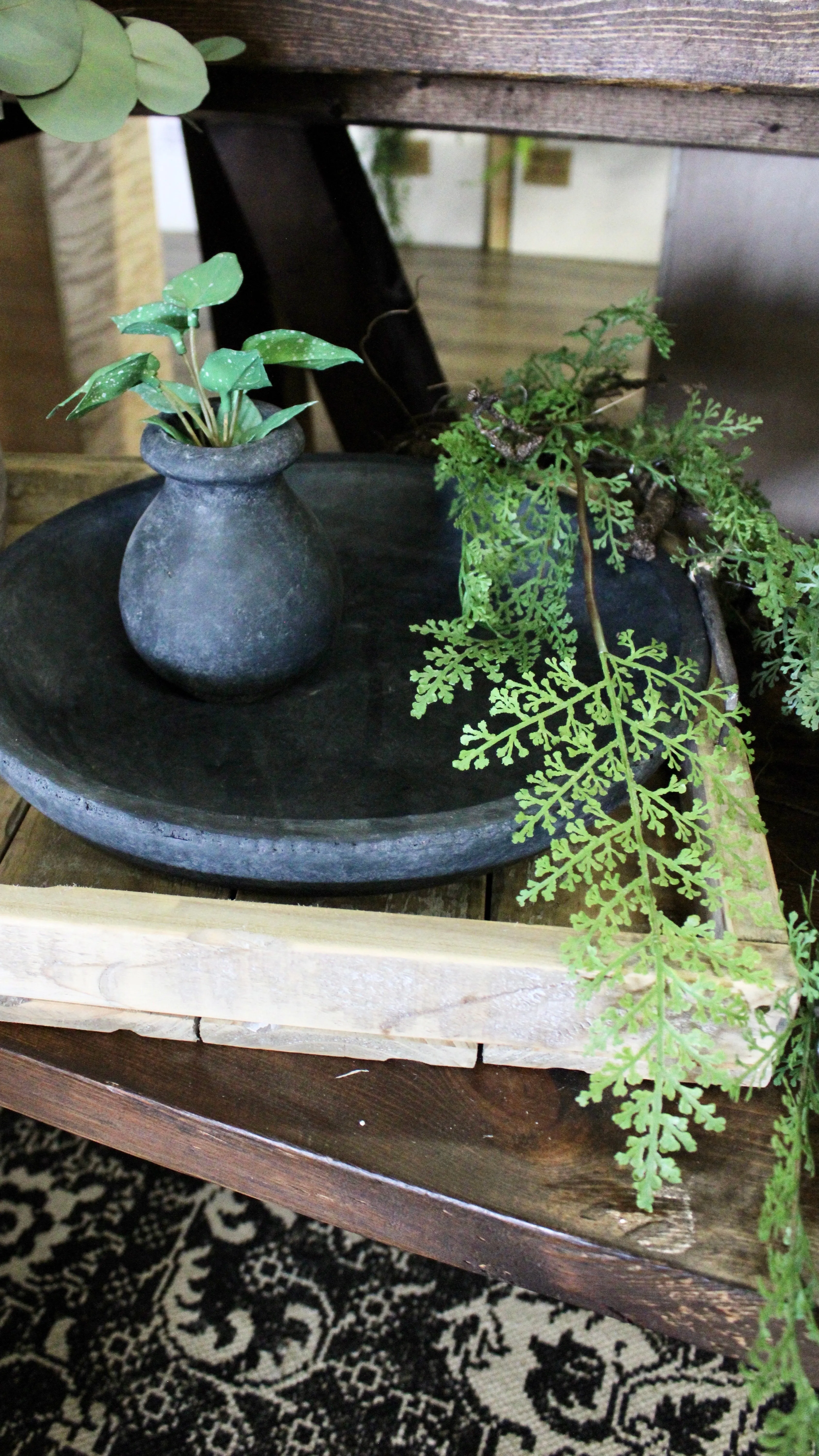 Black Clay Plate