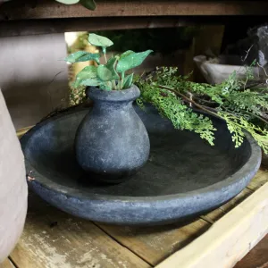 Black Clay Plate