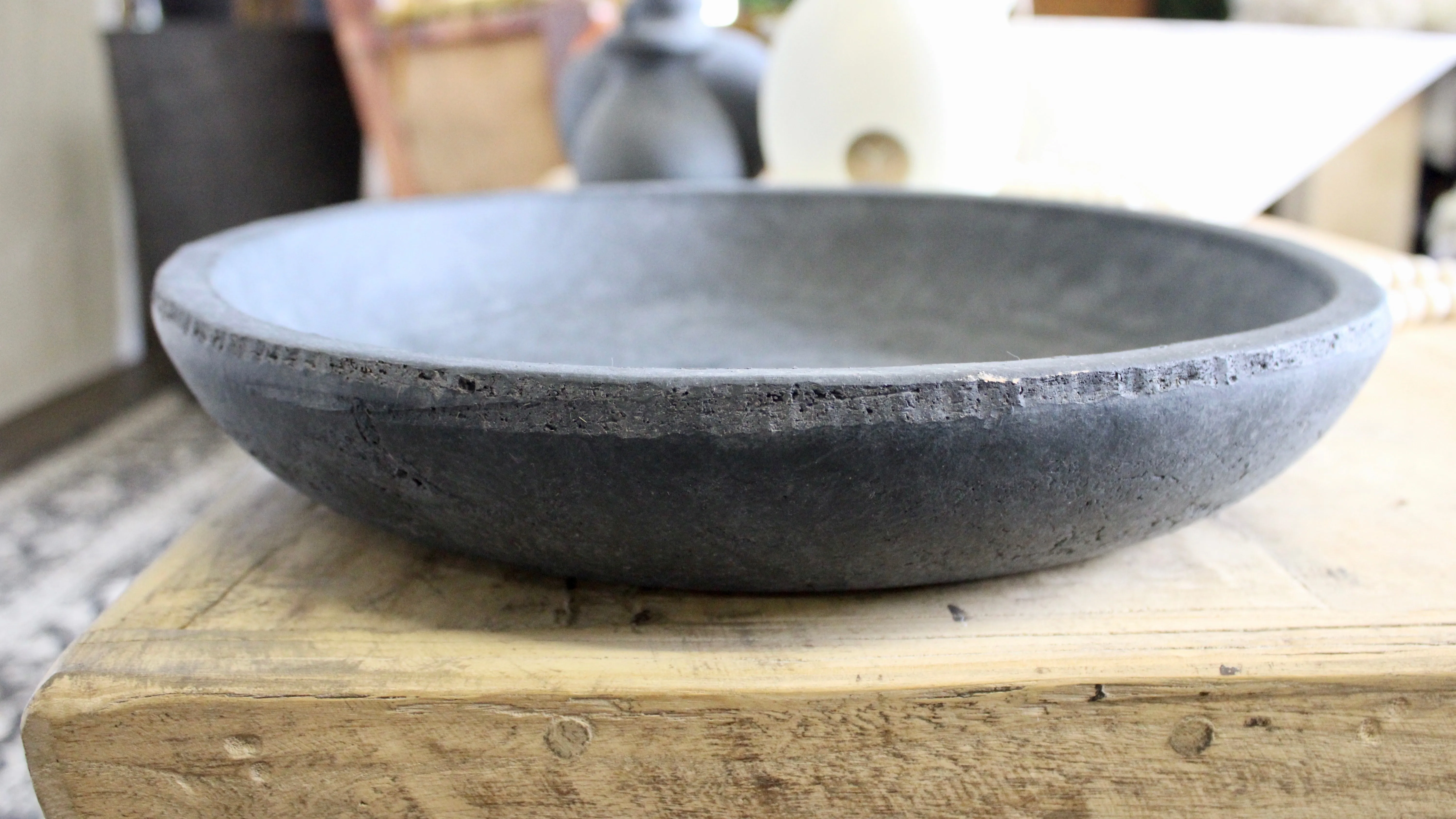 Black Clay Plate
