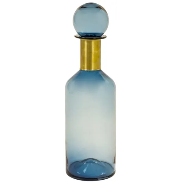 Blue Glass Statement Apothecary Bottles