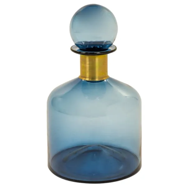 Blue Glass Statement Apothecary Bottles