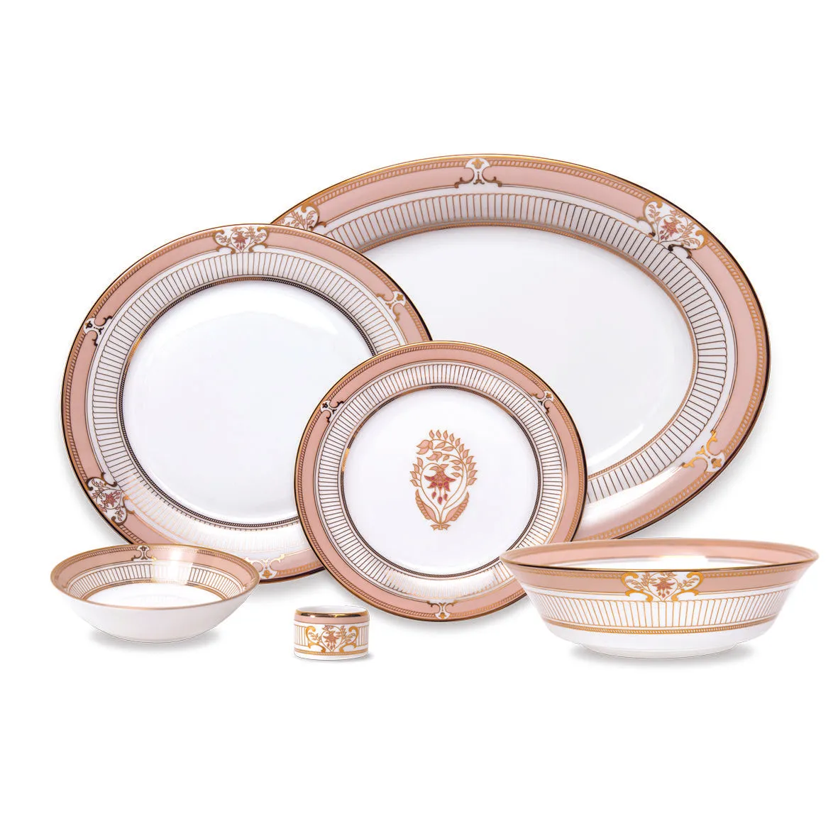 Blush of Fuchsia - 27 Piece Dinner Set