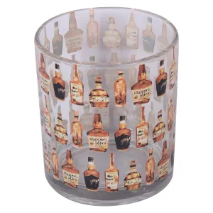 Bourbon Bottles Rocks Glass
