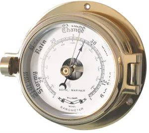 Brass Channel Barometer