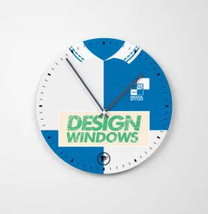 Bristol Rovers 1989 Glass Clock