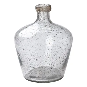 Brooklyn Pebbled Glass Vase - Medium