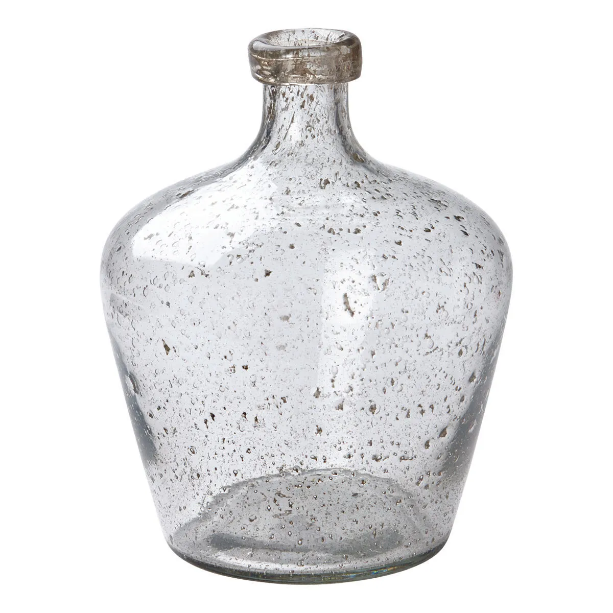 Brooklyn Pebbled Glass Vase - Medium