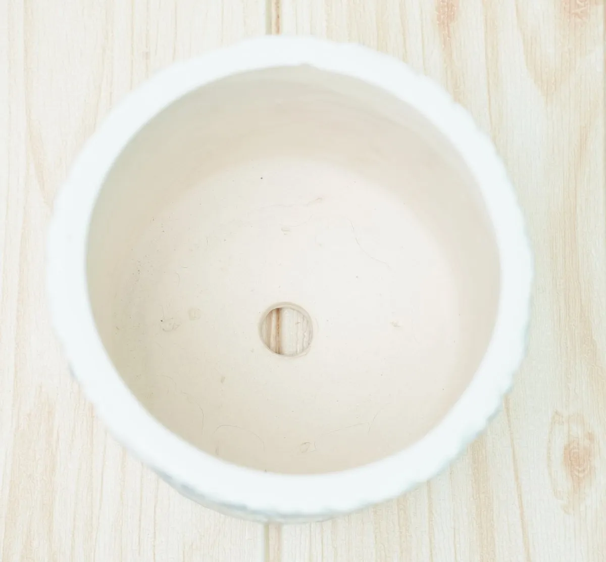 Ceramic Pots For Indoor Plants 14 X 15 Cm (Grey Leaf)