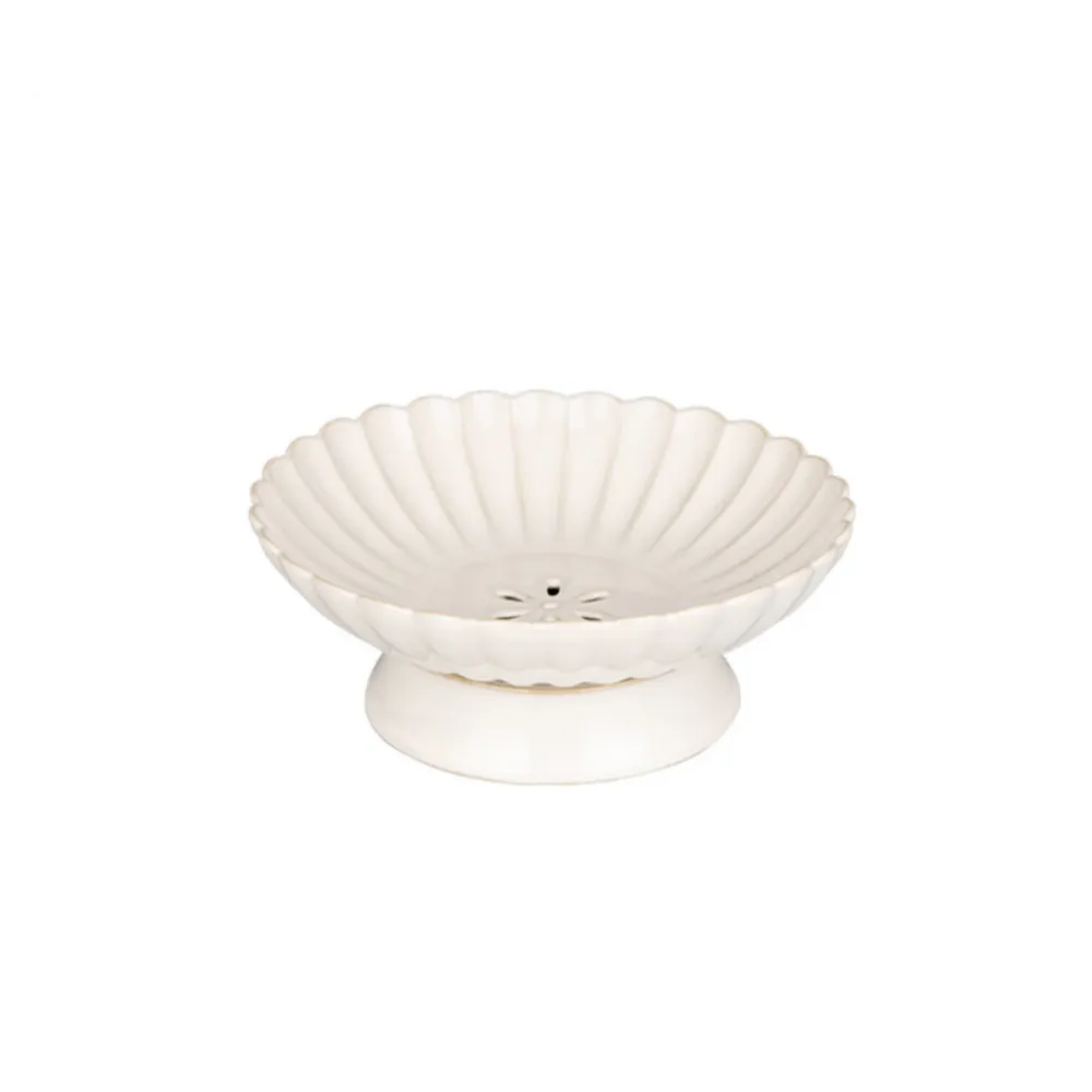Chrysanthemum-Shaped Ceramic Fruit Bowls
