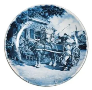 Collectible Plates Wedding Blue
