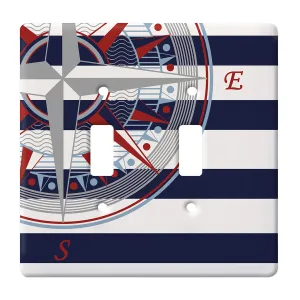 Compass Rose Switchplate