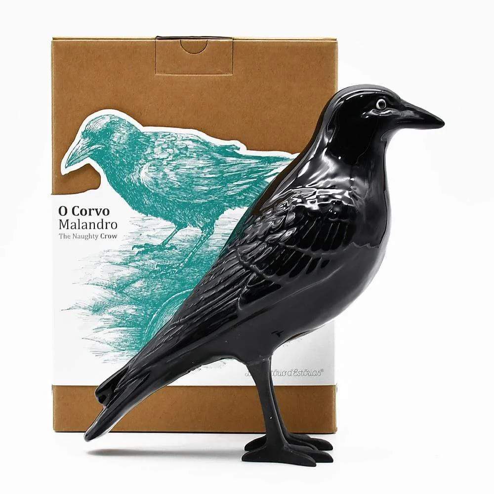 Corbeau en céramique "O Corvo"