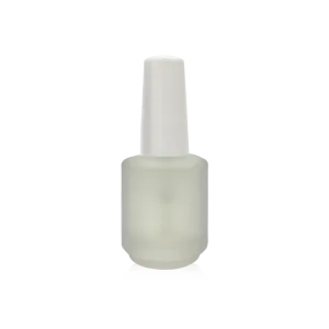 Cre8tion Empty Glass WHITE Bottle, Blank Frost, 0.5oz, 26078 (Packing: 288 pcs/case)