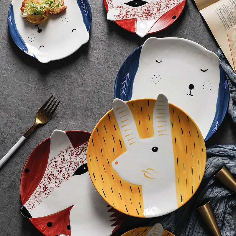 Creative ceramic plates