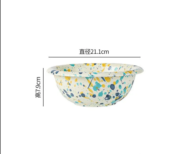 Creative Colorful Splash-ink dishes