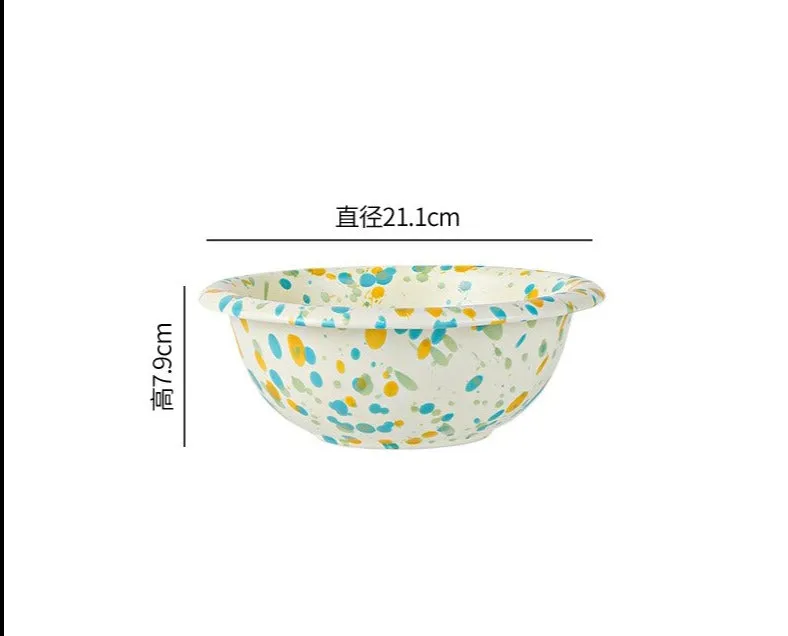 Creative Colorful Splash-ink dishes