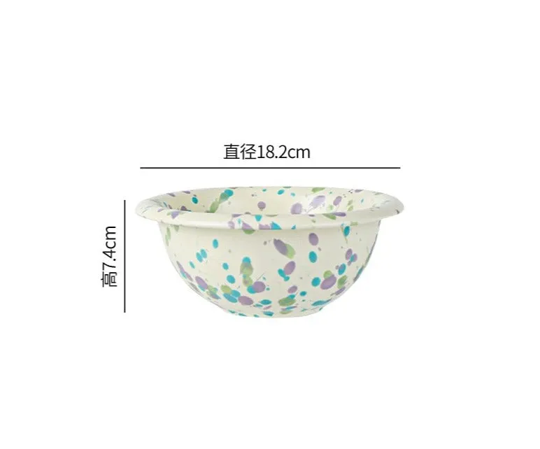 Creative Colorful Splash-ink dishes
