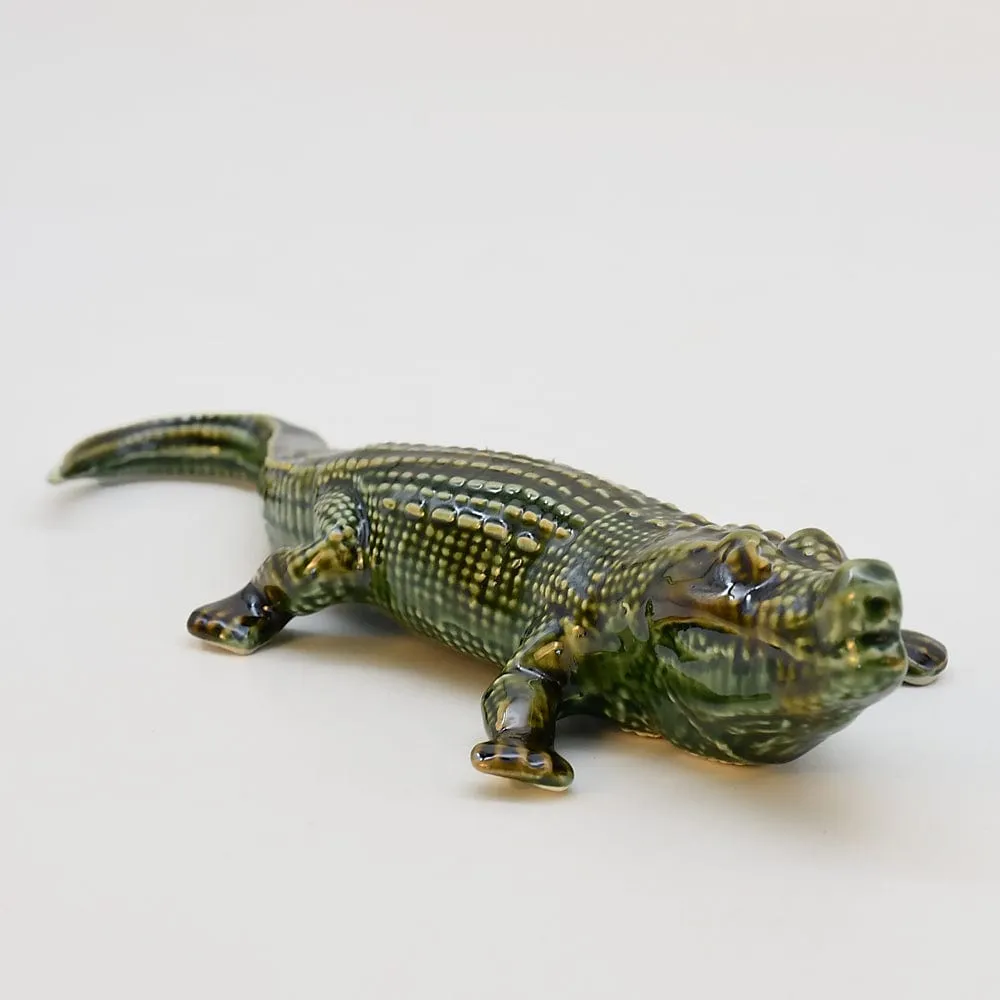 Crocodile en céramique - 24cm
