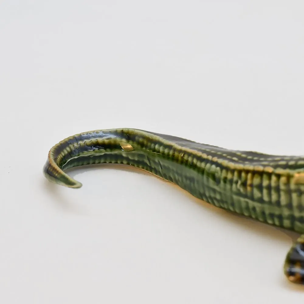 Crocodile en céramique - 24cm