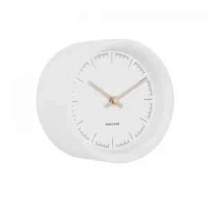 Dense Wall Clock - White (12.5cm)