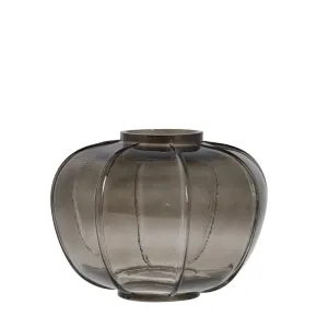 Dornia vase H15 cm. dark brown