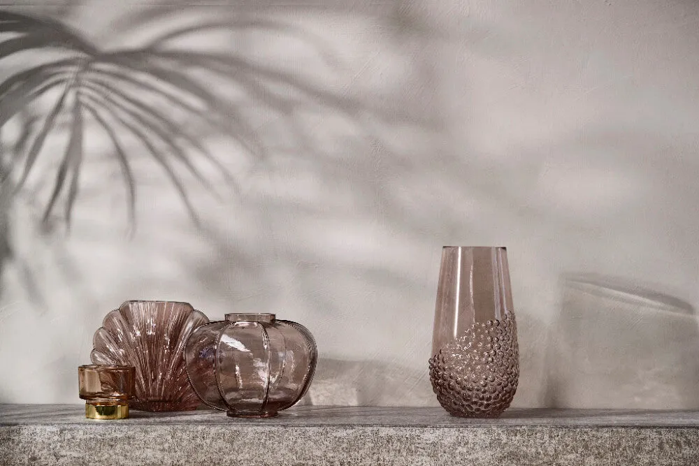 Dornia vase H15 cm. dark brown
