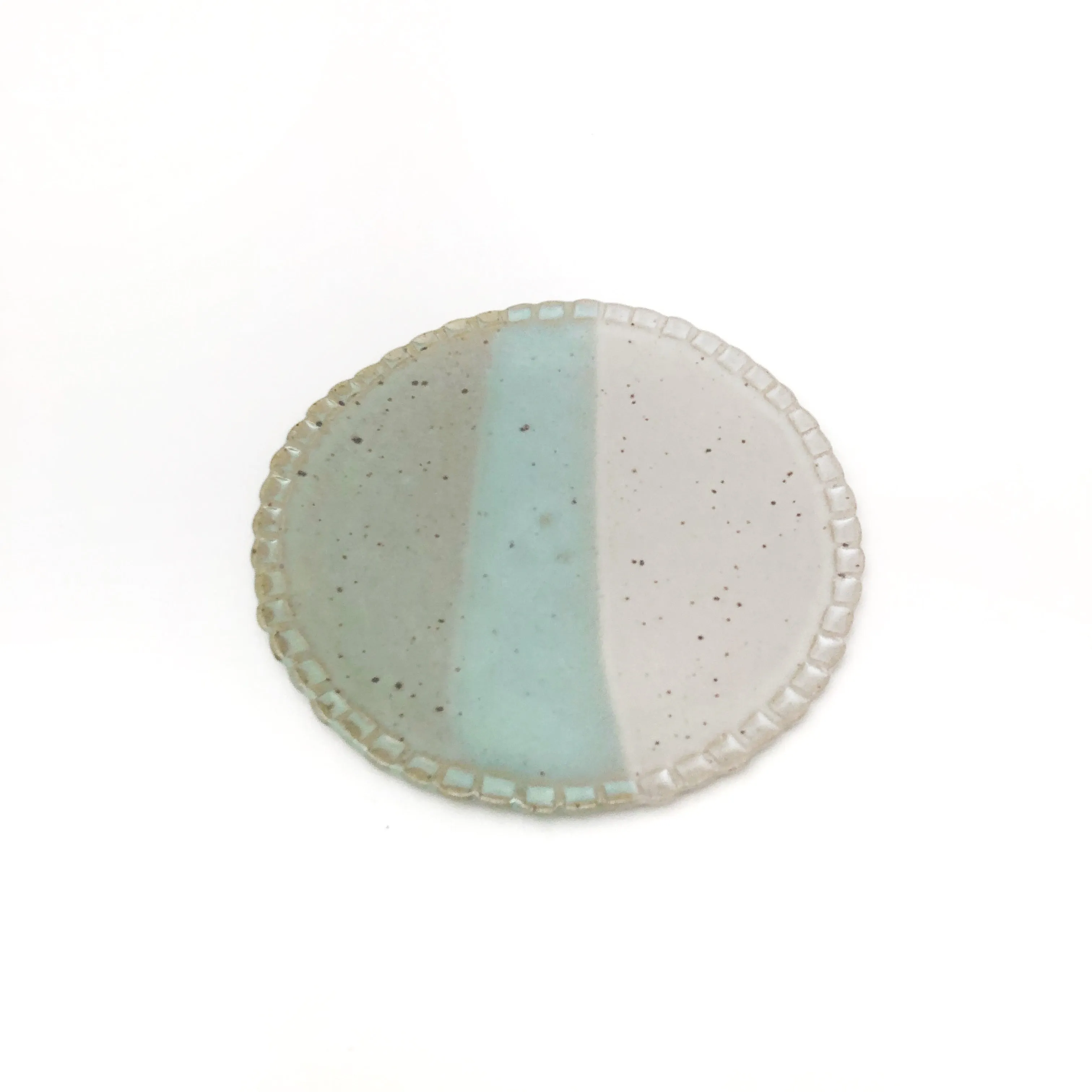 Double Dipped Small Ceramic Circle Dishes