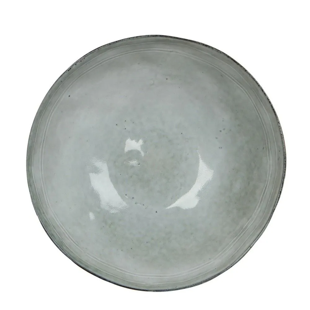 Edelman 26cm Grey Tabo Glazed Ceramic Plate