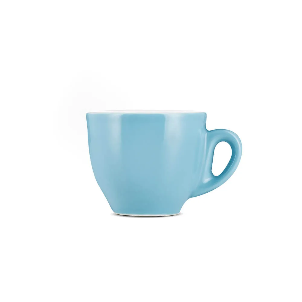 Espresso Parts Porcelain Espresso Cup & Saucer - Blue (2oz/70ml)