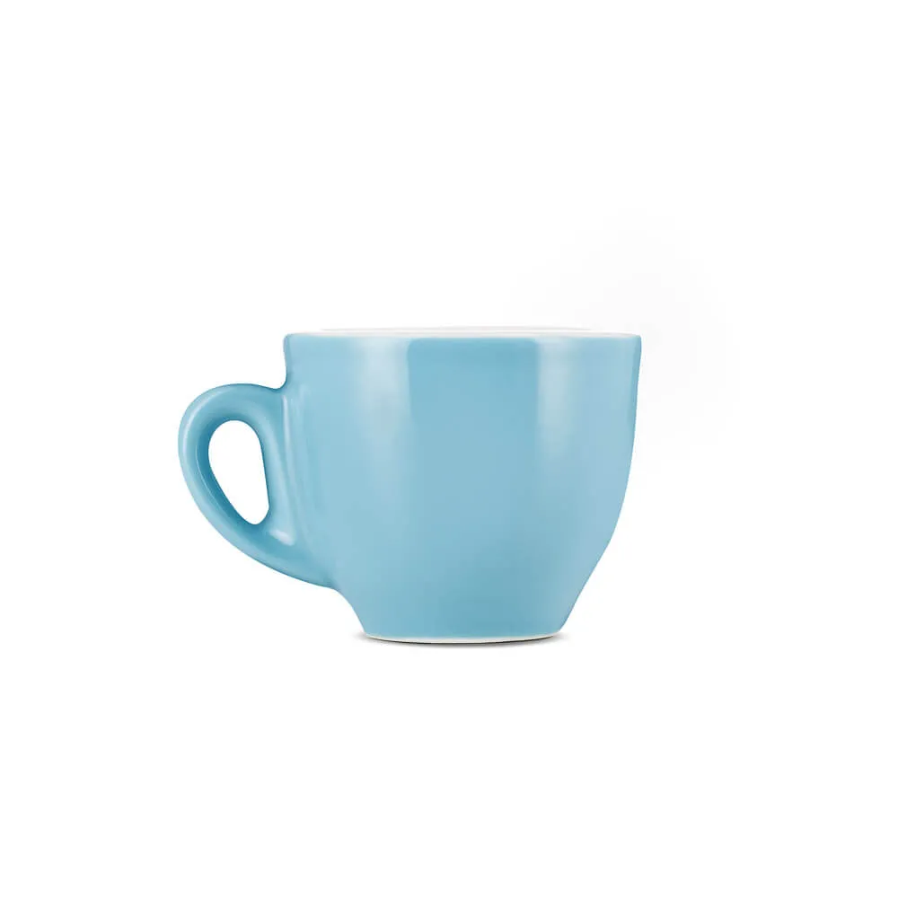 Espresso Parts Porcelain Espresso Cup & Saucer - Blue (2oz/70ml)