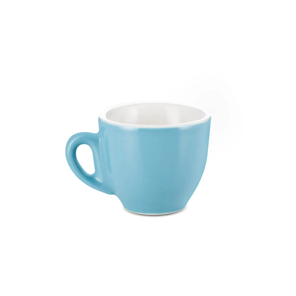 Espresso Parts Porcelain Espresso Cup & Saucer - Blue (2oz/70ml)