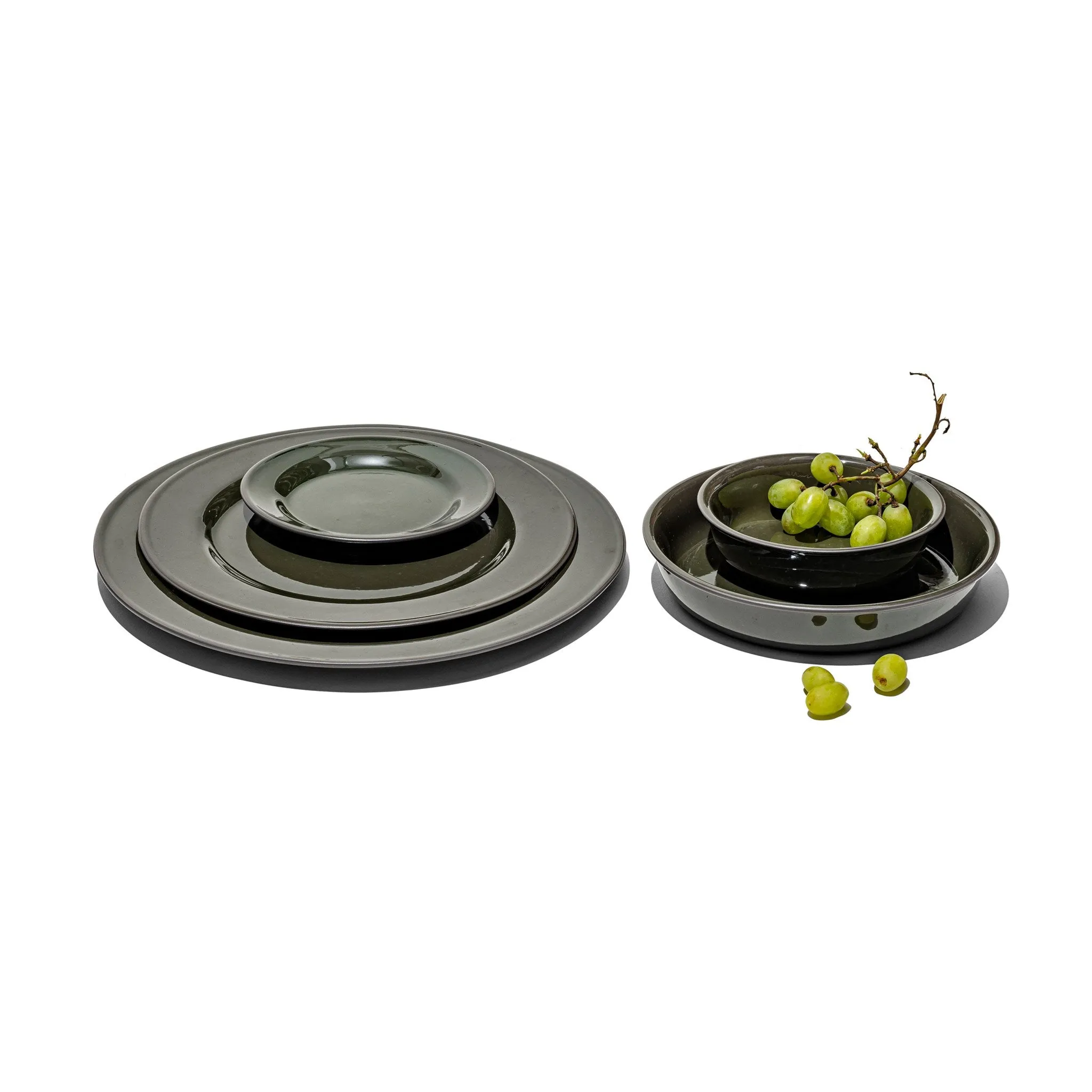 FOREST GREEN DINNERWARE / BOWL