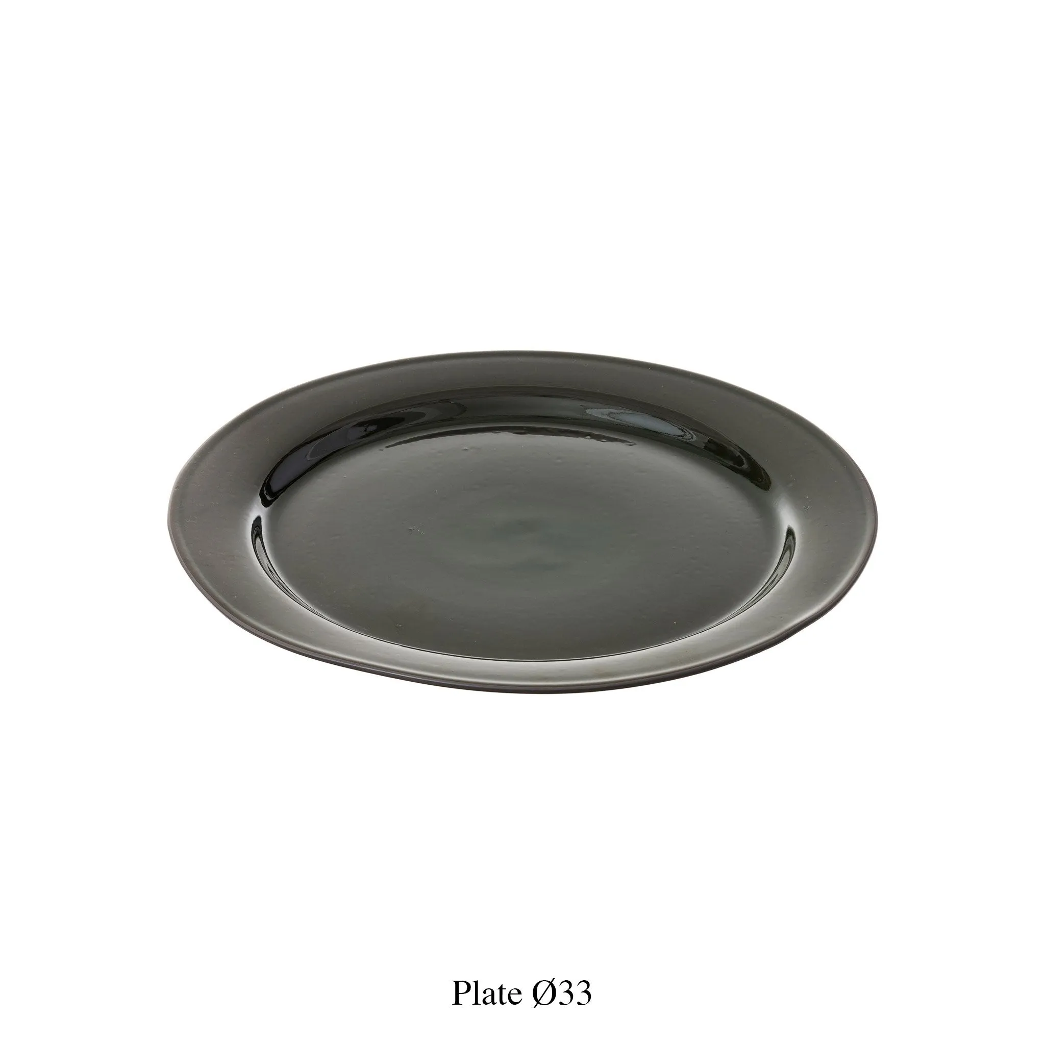 FOREST GREEN DINNERWARE / PLATE